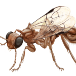 The rear end of this ancient wasp was built like a Venus flytrap