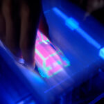 You can ‘grab’ these virtual displays and manipulate them midair