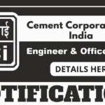 Cement Corporation Of India Hiring For 29 Engineer And Officer Posts On Fixed Term Basis, Apply By 12 July