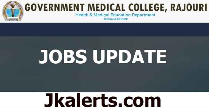 GMC Rajouri jobs Recruitment 2025 33 Posts.