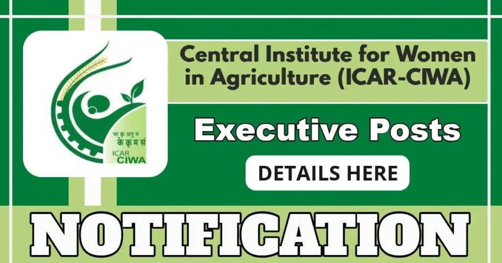 ICAR CIWA Opens Online Applications For 52 Young Professional And Field Assistant Posts, Apply By 4 July