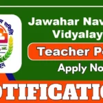 Navodaya Vidyalaya Samiti JNV Teacher Posts For 2025-26 Session, Check Vacancies And Apply Now