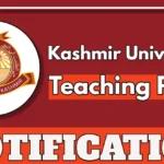 University Of Kashmir Hiring For Principal And Assistant Professor Posts At South Campus, Application Process Ends Today