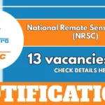NRSC Junior Research Fellow JRF Posts 2025 – Apply Online For 13 Vacancies