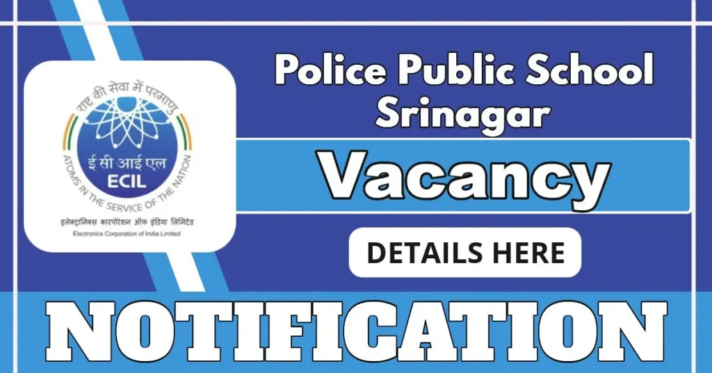 Police Public School Srinagar Invites Applications For Principal Post 2025