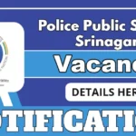 Police Public School Srinagar Invites Applications For Principal Post 2025