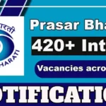 Prasar Bharati Technical Interns 2025 – Apply Offline For 421 Posts In Zones Across India