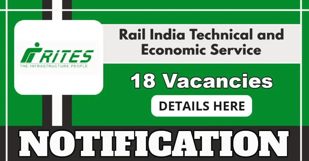 RITES Opens Applications For 18 Engineering Professional Posts – Apply Online By 27 July