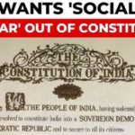 RSS wants secular and socialist words removed from Preamble of Indian constitution removed