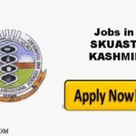 SKUAST Kashmir Jobs Recruitment 2025.