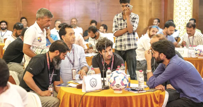 Kashmir hosts historic player auction for first-ever franchise-based football league