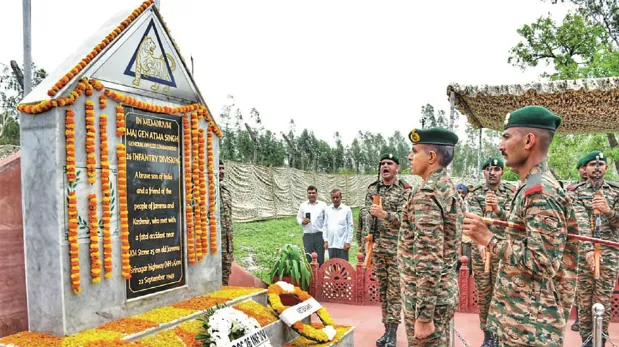 Army pays tributes to first Indian GOC of Jammu division