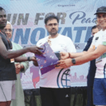 Satish Sharma flags off Run for Peace and Innovation at Jammu University