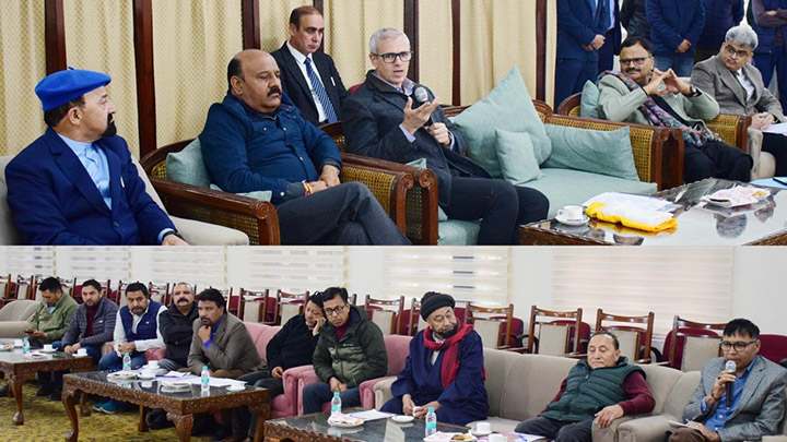LAHDC Kargil calls on CM Omar Abdullah to discuss issues of Ladakh students, patients, residents in J&K