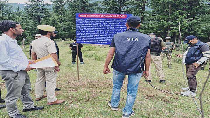 Property of Pakistan-Based Terrorist Attached by SIA J&K Under UAPA and CrPC Provisions