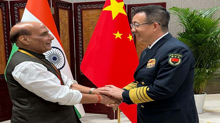Rajnath Singh meets Chinese counterpart; stresses avoiding new complexities in ties