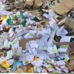 Large quantity of medicines found dumped in canal in Ganderbal, Drug Control Dept starts investigation
