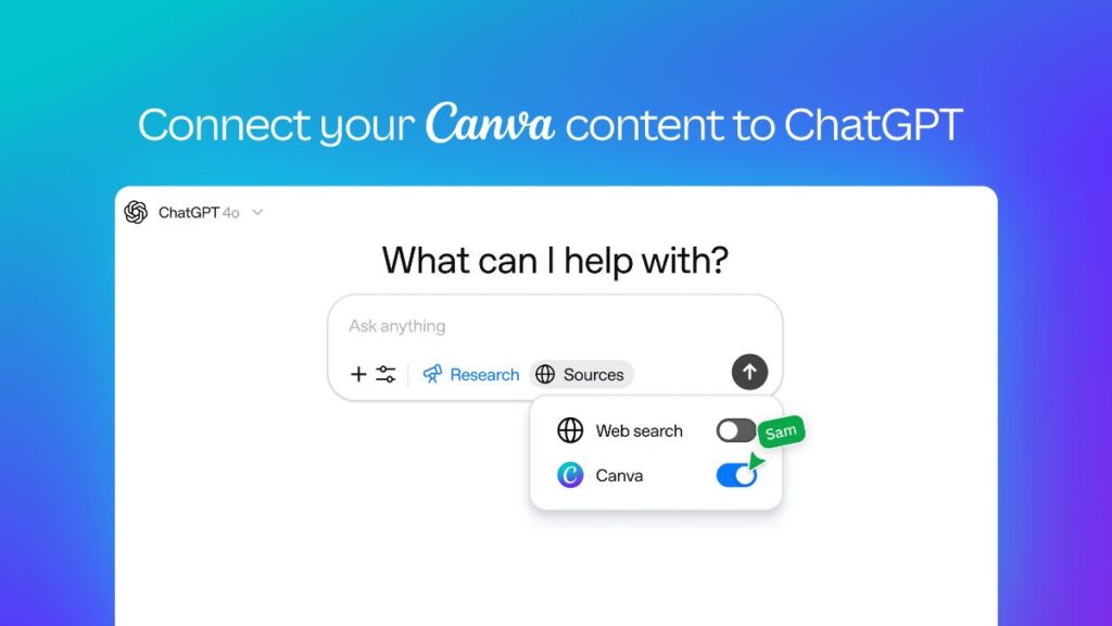 Canva Launches Deep Research Connector with ChatGPT, Introduces New Open MCP Server