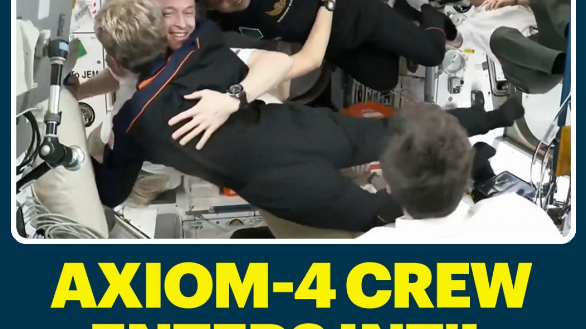 Axiom Mission 4 Crew Enters ISS: India’s Shubhanshu Shukla Joins Historic Space Journey