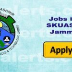 SKUAST Jammu Fresh Jobs Recruitment 2025