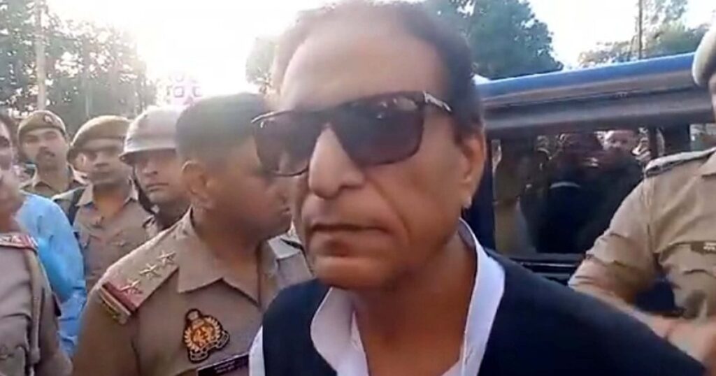 جیل میں بند اعظم خان کی طبیعت ناساز، بیوی اور بیٹے نے ملاقات کے بعد کیا اظہارِ فکر