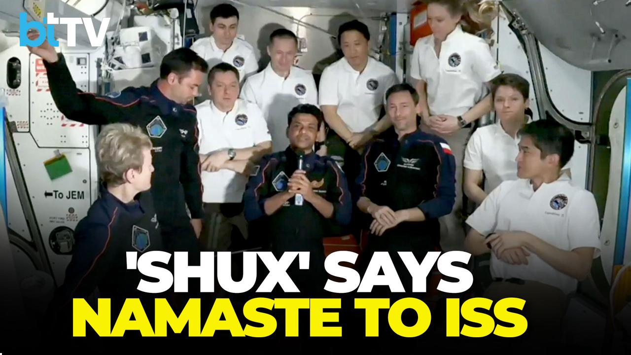 Shubhanshu Shukla Docks SpaceX Dragon To ISS