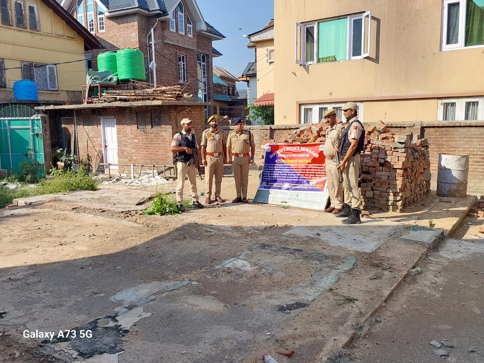 Srinagar Police attach property worth Rs 1.5 crores under UAPA