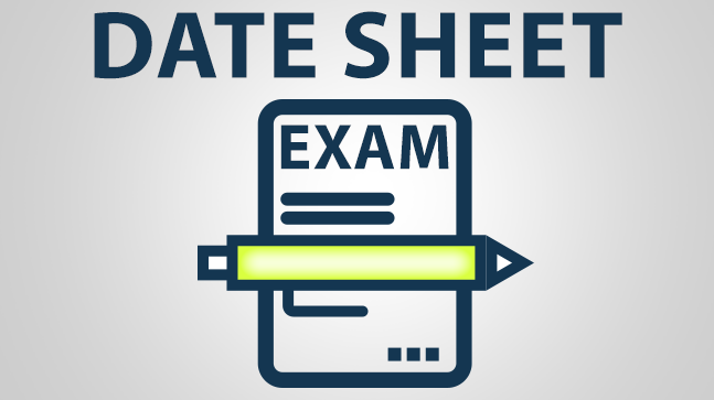 JKBOSE Class 12th Date Sheet Annual (private)/Bi-annual 2025