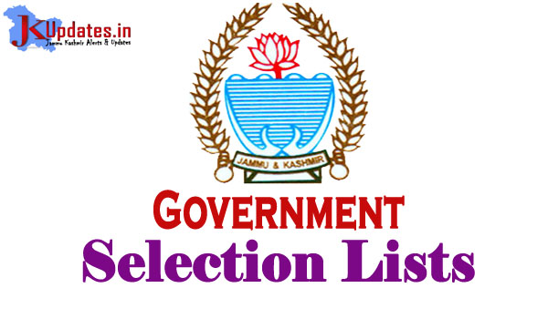 Govt ITI Women Provisional Selection List 2025  | JKUpdates