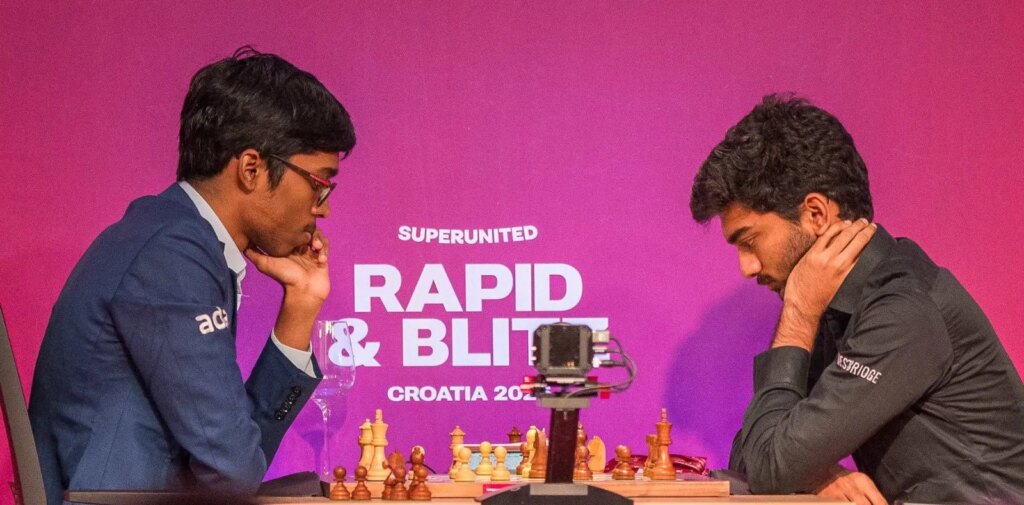D Gukesh leads with 14 points in Grand Chess Tour after five consecutive victories