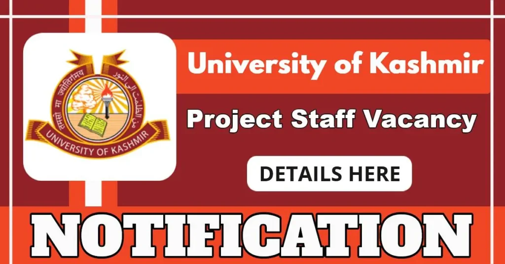 University Of Kashmir Electrical Engineering Dept. Research Assistant Post