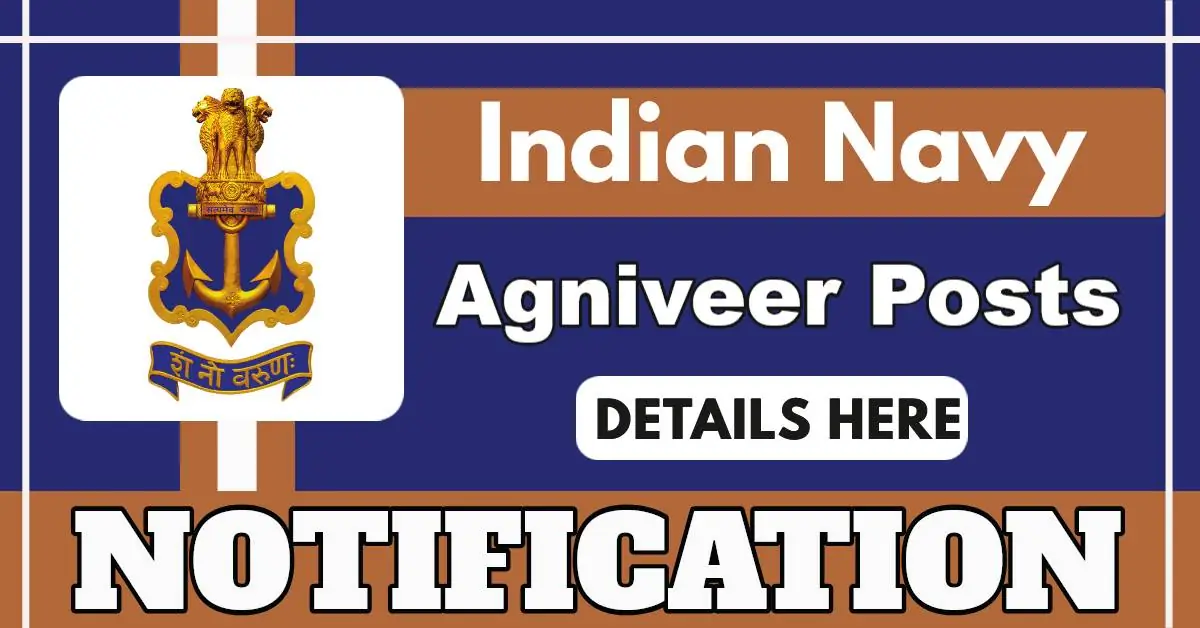 Indian Navy MR Musician 02/2025 Batch Notification Out For Agniveer Posts