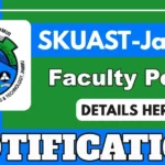 SKUAST-Jammu Contractual Faculty Vacancy 2025 For Plant Physiology, Apply By 24 July
