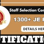 SSC JE 2025 Online Application Begins For 1340 Junior Engineer Posts In Civil, Mechanical And Electrical