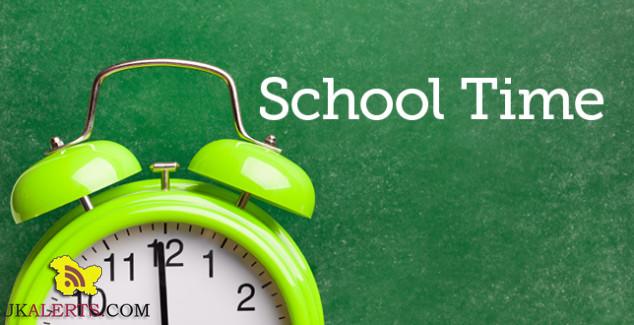 Change in School timings Kashmir division.