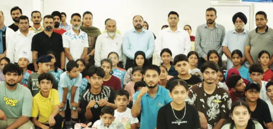 DC distributes sports kits under Khelo India at Poonch stadium