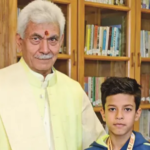 LG Manoj Sinha meets 12-year-old national Wushu medallist in Srinagar