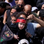 Hundreds join Muharram procession at Delina to pay tribute to Imam Hussain (AS)