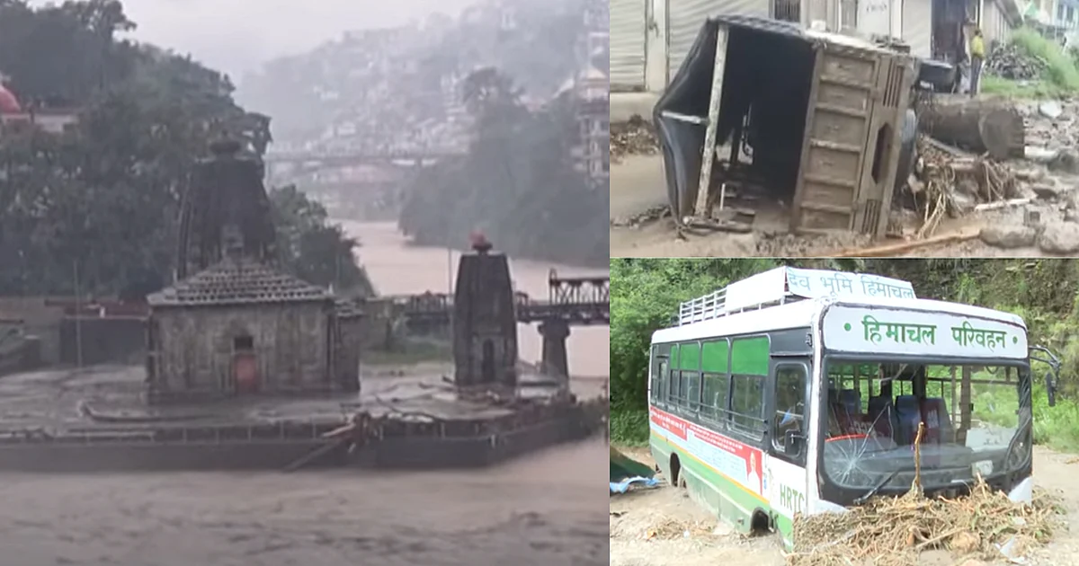دہلی-یوپی سمیت کئی ریاستوں میں شدید بارش کے آثار، ہماچل میں تباہی کے بعد راحت و بچاؤ کام تیزی سے جاری