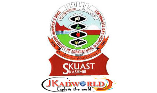 SKUAST Kashmir Appointment of Livestock/Veterinary Assistant  | JKUpdates